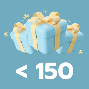 Idées cadeaux < 150