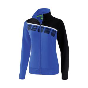 1011910-veste-de-presentation-femme-erima-5-c-bleu-noir-blanc