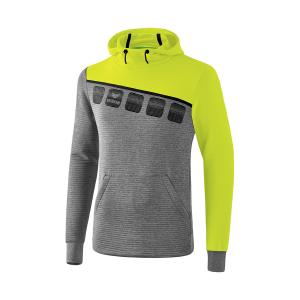 1071908-sweat-a-capuche-erima-5-c-gris-chine-jaune-fluo-noir