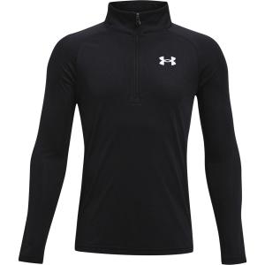 1363286-001-maillot-garcon-under-armour-tech-2-0-1-2-zip-noir-blanc