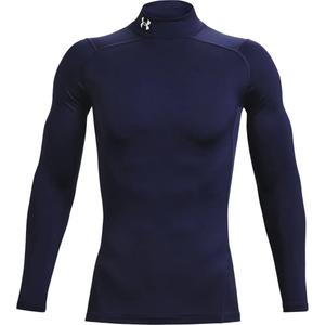 1366072-410-maillot-de-corps-ajuste-a-col-montant-under-armour-coldgear-bleu-navy-blanc