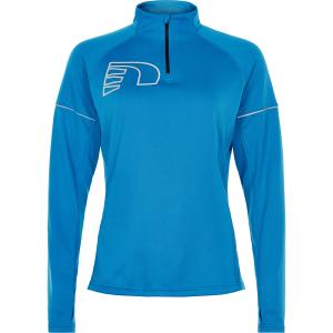 160003-0016-sweatshirt-femme-newline-core-zip-neck-bleu-fonce-gris