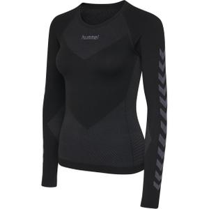 maillot-hummel-femme-manches-longues-first-seamless-noir