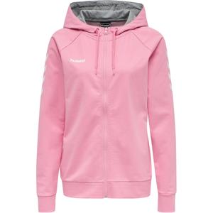 204232-3257-veste-a-capuche-femme-hummel-hmlgo-zip-rose
