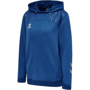 211857-7045-sweatshirt-a-capuche-femme-hummel-hmllead-poly-bleu