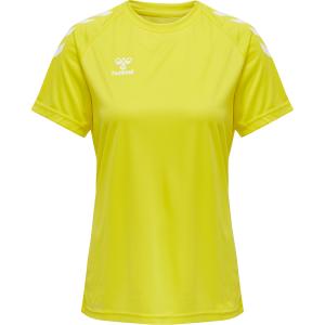 211944-5269-t-shirt-femme-hummel-core-poly-jaune