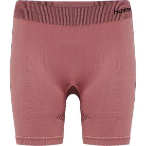 212556-4337-short-de-compression-femme-hummel-hmlfirst-training-rose-noir