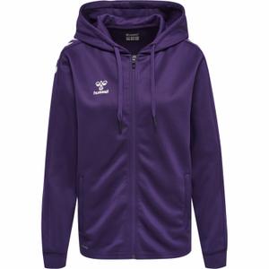 212650-3332-sweatshirt-a-capuche-femme-hummel-hmlcore-pourpre-blanc