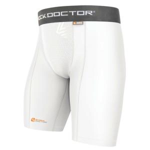 220-wh-short-de-compression-shock-doctor-avec-coquille-de-protection-white