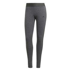 legging-femme-adidas-essentials-3-bandes-gris-fonce-noir