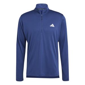 it5447-haut-d-entrainement-1-4-zip-manches-longues-adidas-train-essentials-dkblue