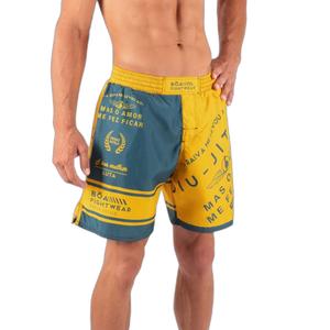 fighthort-040-short-de-combat-boa-fightwear-formula-de-luta-vert