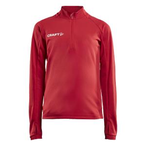 c1910153-430000-sweatshirt-1-2-zip-enfant-craft-evolve-rouge-vif