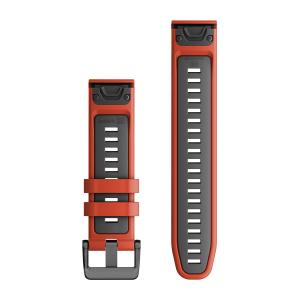 010-13280-04-bracelet-de-montre-silicone-garmin-quickfit-rouge-feu-graphite-22-mm