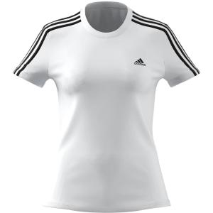 t-shirt-femme-adidas-essentials-slim-3-bandes-blanc-noir