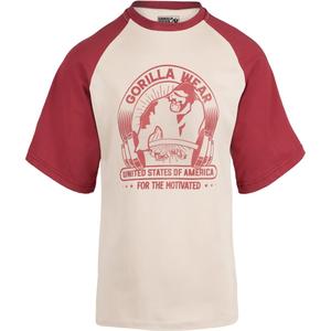 9056812505-t-shirt-oversize-gorilla-wear-logan-beige-red