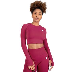 9160360012-maillot-manches-longues-femme-gorilla-wear-hilton-fuchsia