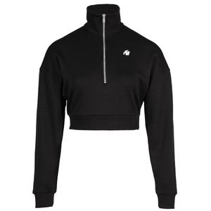 9170690003-sweatshirt-crop-half-zip-femme-gorilla-wear-ocala-black