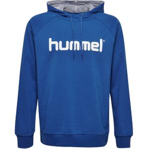 203511-7045-sweatshirt-a-capuche-hummel-cotton-logo-bleu-fonce