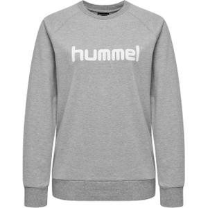 203519-2006-sweatshirt-femme-hummel-cotton-logo-gris