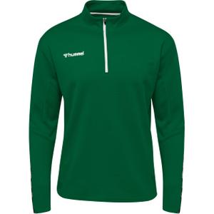 204927-6140-sweatshirt-hummel-demi-zip-hmlauthentic-vert-blanc