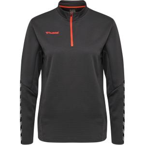 204929-1525-sweatshirt-femme-hummel-demi-zip-hmlauthentic-gris-fonce