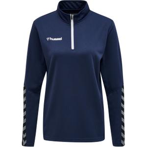 204929-7026-sweatshirt-femme-hummel-demi-zip-hmlauthentic-bleu-marine