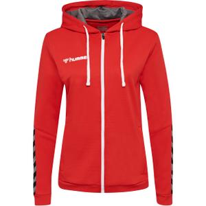 204939-3062-sweatshirt-a-capuche-femme-hummel-zip-hmlauthentic-poly-rouge