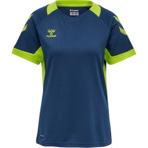207397-7642-maillot-femme-hummel-hmllead-bleu-denim-vert