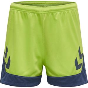207398-6242-short-femme-hummel-hmllead-vert-citron-blanc