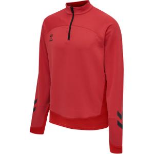 207404-3062-veste-de-survetement-semi-zippee-enfant-hummel-lead-red