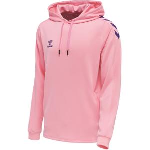 211482-3257-sweatshirt-a-capuche-polyester-hummel-core-xk-pink