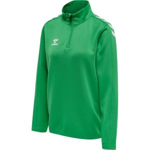 211945-6235-veste-de-survetement-semi-zippee-femme-hummel-core-xk-green