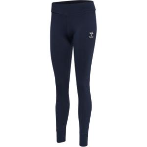214803-7026-legging-en-coton-femme-hummel-move-grid-blue