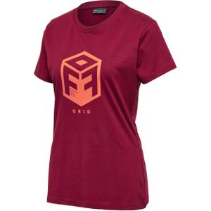 216129-3135-t-shirt-en-coton-femme-hummel-off-grid-red
