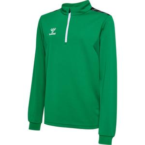 219974-6235-veste-de-survetement-demi-zippe-enfant-hummel-authentic-green