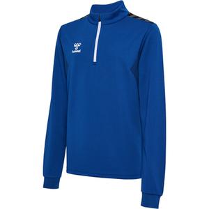 219974-7045-veste-de-survetement-1-2-zip-enfant-hummel-authentic-blue