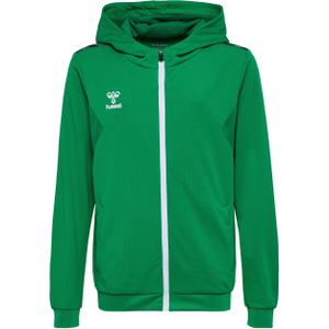 219980-6235-veste-de-survetement-a-capuche-zippe-polyester-enfant-hummel-authentic-green