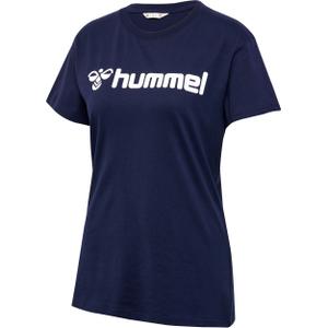 224842-7026-t-shirt-femme-hummel-go-2-0-logo-blue