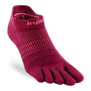 281111-bee-chaussettes-femme-injinji-lightweight-no-show-beetroot