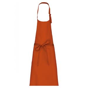 k8000-burntorange-tablier-kariban-polycoton-sans-poche-orange-brule-tu