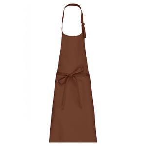 k8000-cacao-tablier-kariban-polycoton-sans-poche-cacao-tu