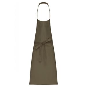 k8000-lightkhaki-tablier-kariban-polycoton-sans-poche-marron-kaki-clair-tu