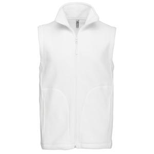 k913-white-gilet-micropolaire-kariban-luca-blanc