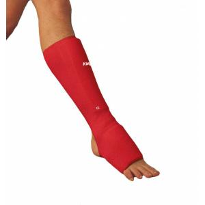 405110-protege-tibias-et-cou-de-pied-en-tissu-kwon-rouge