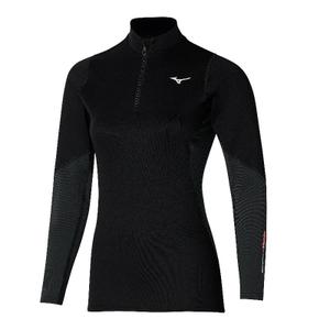 a2gaa76009-maillot-manches-longues-demi-zippe-femme-mizuno-breath-thermo-merino-wool-black