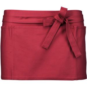 k886-red-tablier-kariban-coton-court-rouge-tu