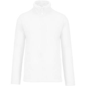 k912-white-veste-polaire-col-zippe-kariban-enzo-blanc