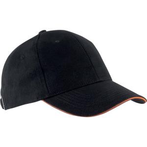 kp011-black-orange-casquette-k-up-orlando-6-panneaux-noir-orange-tu