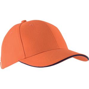 kp011-orange-navy-casquette-k-up-orlando-6-panneaux-orange-bleu-marine-tu